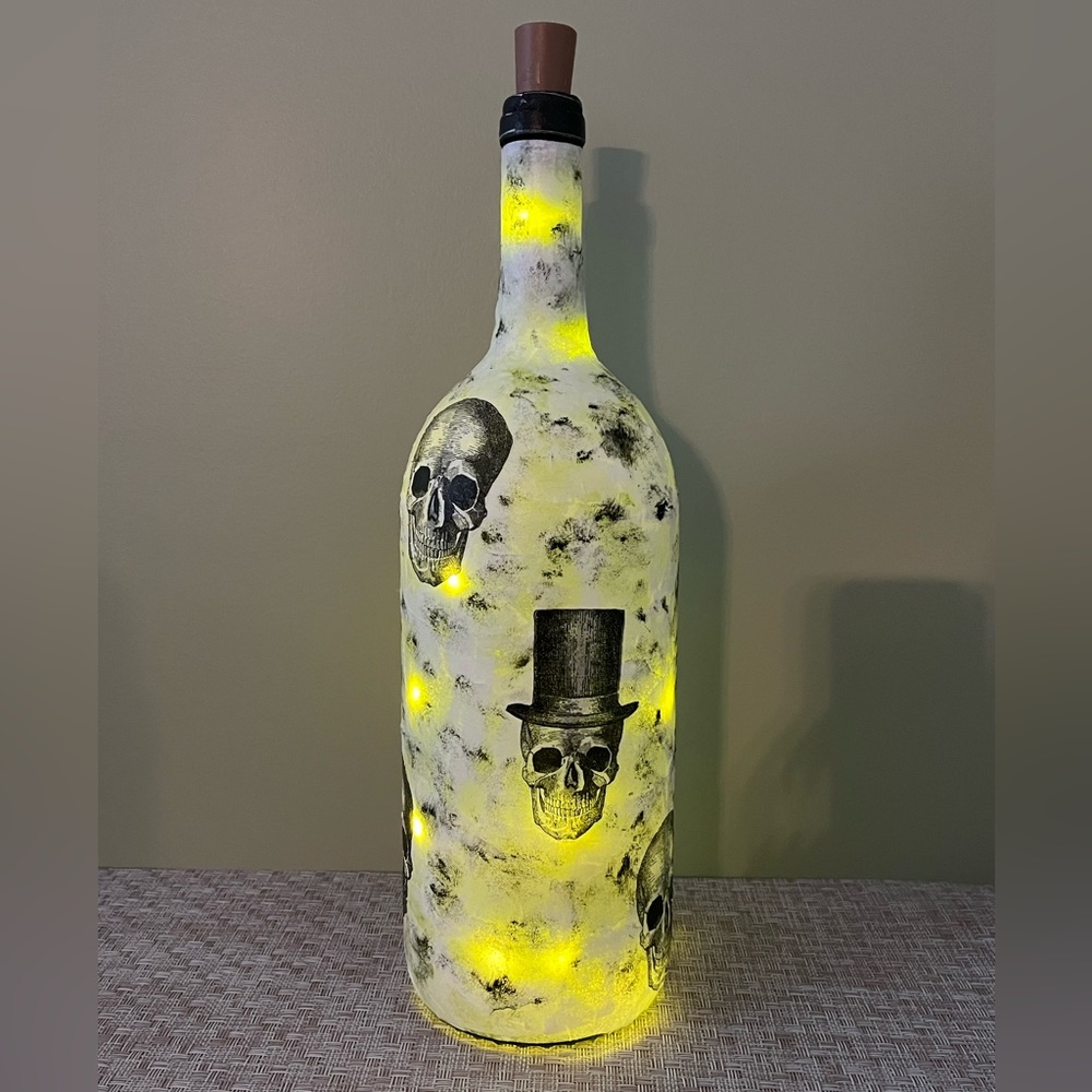 Halloween Decorated Bottle -